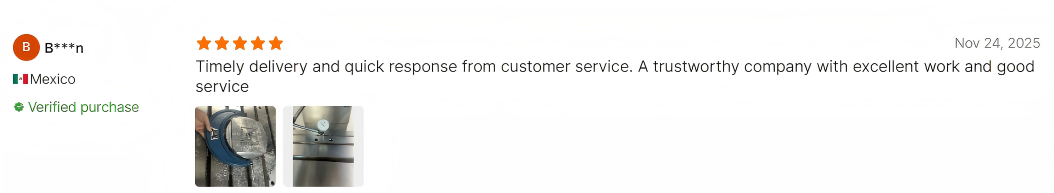 quick response from customer service